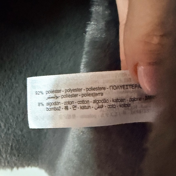 🖤 ZARA Black Jacket with Grey Shearling – Size S - Picture 6 of 16